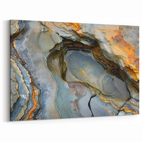 Abstract Mauritius Rock Formation - Scenic African Island Wall Art