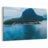 Tropical Mauritius Landscape Art - Indian Ocean Wall Decor Print