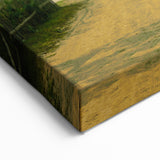 Sunset Stroll in Rural Bangladesh - Peaceful Countryside Wall Art