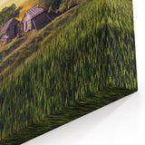 Golden Fields and Village Huts - Peaceful Bangladeshi Countryside Art