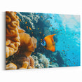 Vibrant Underwater Mauritius Scene - Tropical Reef Fish Wall Art