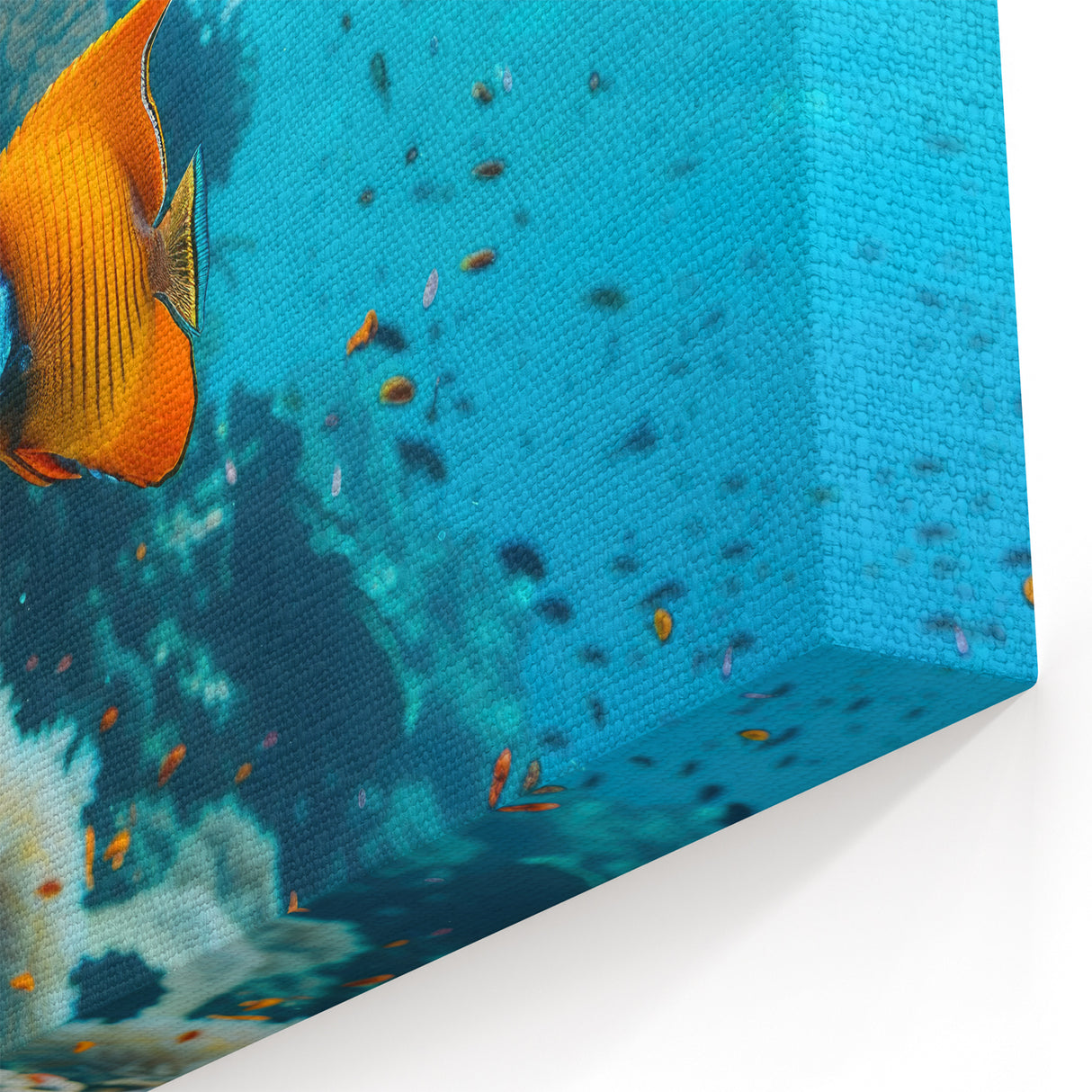 Vibrant Underwater Mauritius Scene - Tropical Reef Fish Wall Art