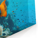 Vibrant Underwater Mauritius Scene - Tropical Reef Fish Wall Art