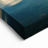 Serene Mauritius Boat Scene - Tranquil African Landscape Art