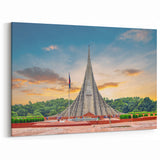 Beautiful Bangladesh Canvas Print - Scenic National Memorial Wall Art