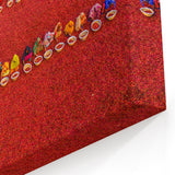 Vibrant Bangladesh Chili Harvest - Colorful Cultural Canvas Wall Art