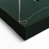 Traditional Fishing Nets of Bangladesh - Aerial Scenic Canvas Wall Art