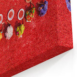 Colorful Chili Harvest in Bangladesh - Vibrant Cultural Canvas Wall Art