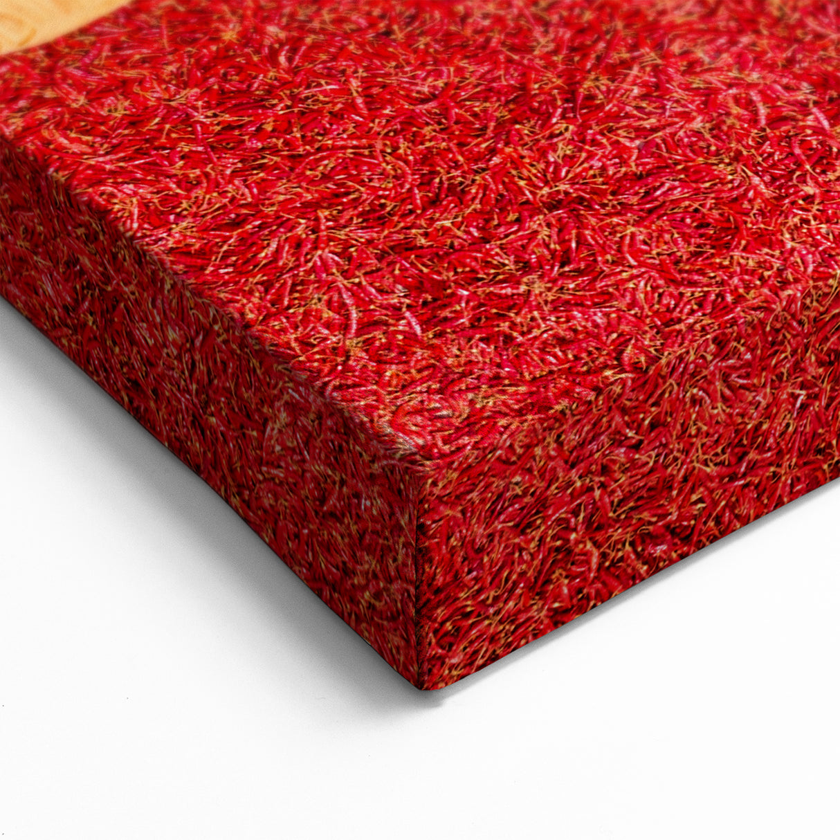 Colorful Chili Harvest in Bangladesh - Vibrant Cultural Canvas Wall Art