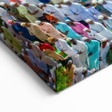 Bangladesh Prayer Gathering - Vibrant Cultural Unity Canvas Wall Art