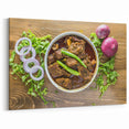 Traditional Bangladeshi Cuisine - Vibrant Food Photography Canvas Wall Art