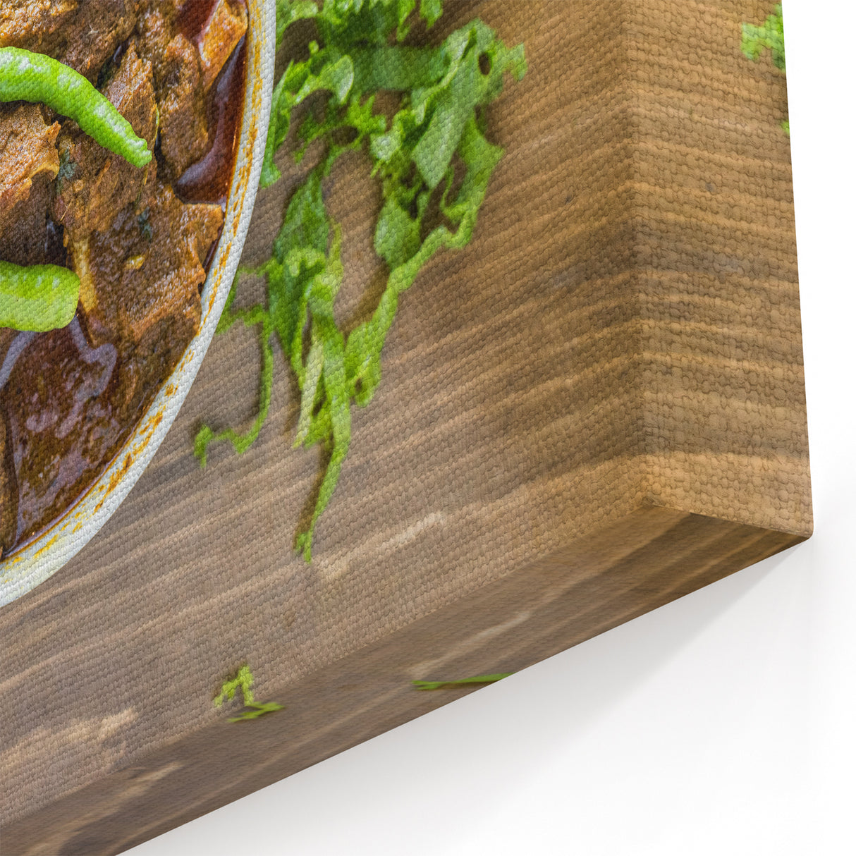 Traditional Bangladeshi Cuisine - Vibrant Food Photography Canvas Wall Art