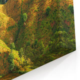Misty Hills of Bangladesh - Serene Nature Landscape Canvas Wall Art