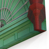 Vibrant Mexican Window Arch - Colorful Baja California Wall Art Print