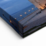 Moroccan Architecture Art - Hassan II Mosque at Twilight Wall Decor