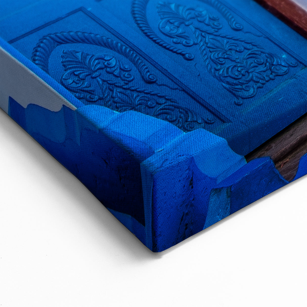 Moroccan Wall Art - Chefchaouen Blue Cityscape Architecture Decor