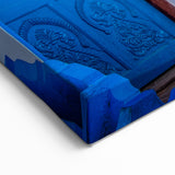 Moroccan Wall Art - Chefchaouen Blue Cityscape Architecture Decor