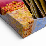 Moroccan Wall Art - Vibrant Spice Market Scene Marrakech Decor