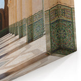 Moroccan Architecture Art - Grand Mosque Arched Hallway Decor