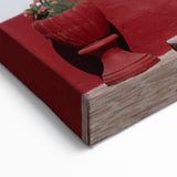 Traditional Baja California Door Art – Red Archway and Stone Steps Print