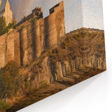 Majestic Georgian Church & Fortress Art - Stunning Historic Landscape Print