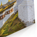 Bhutan Chortens Art - Bhutan Cultural Landmark Canvas for Home Decor