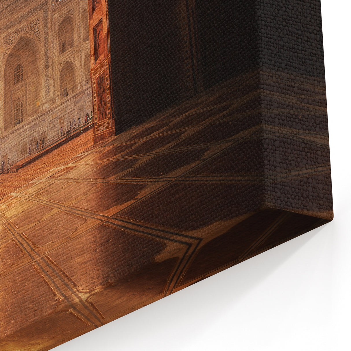 Sunset at Taj Mahal - Moroccan Wall Art for Elegant Decor