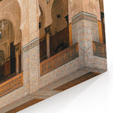 Intricate Moroccan Courtyard - Traditional Moroccan Wall Art