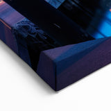 Boston Skyline at Night – Vibrant Massachusetts Waterfront Wall Art