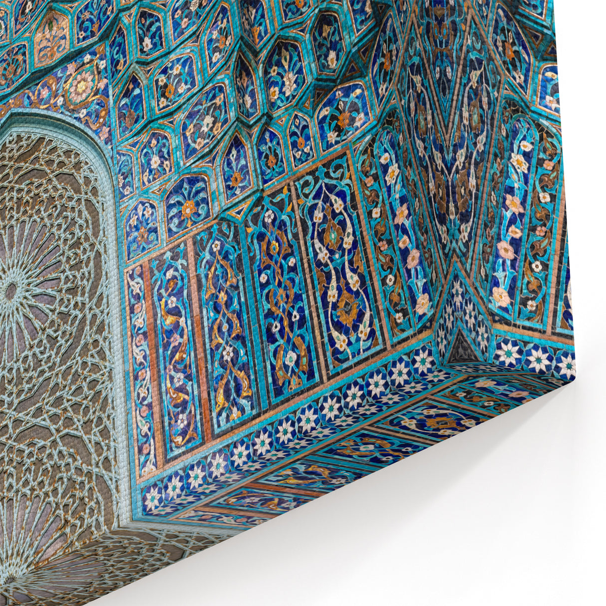 Intricate Moroccan Tilework - Mosaic Moroccan Wall Art for Elegant Decor