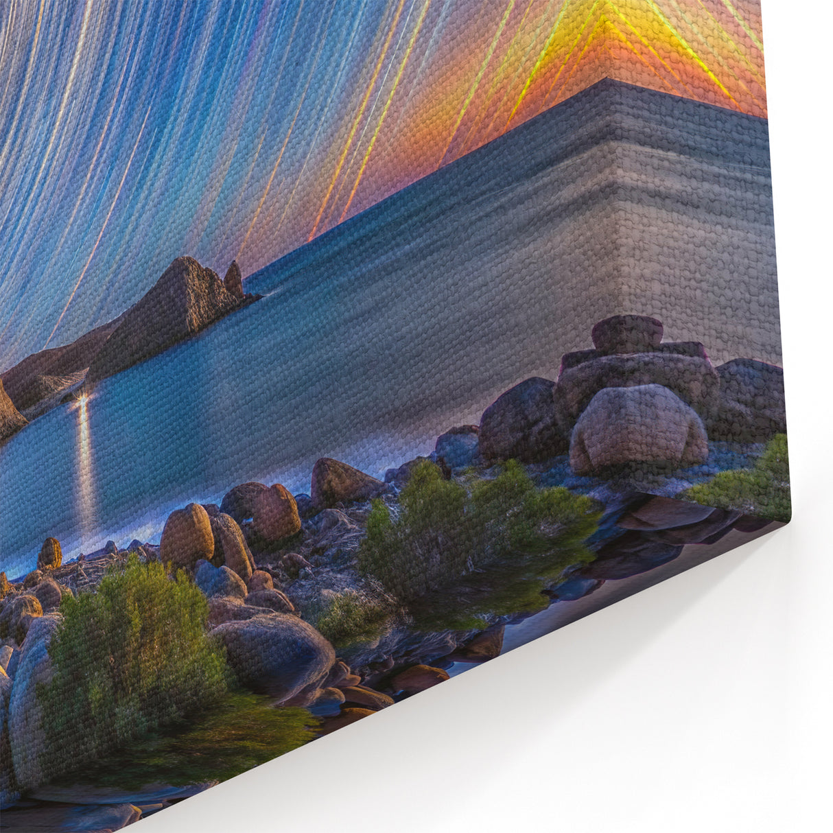 Baja California Sur Night Sky Art - Starry Mexico Landscape - Scenic Wall Decor