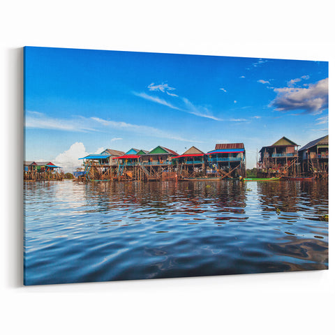 Cambodia Scenic Views - Floating Village on Tonle Sap Lake