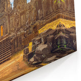 Temples of Cambodia Prints - Majestic Bayon Temple at Sunrise