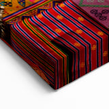Vibrant Bhutan Textile Art - Bhutan Cultural Patterns Prints for Decor
