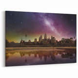 Angkor Wat Art Prints - Temple Under a Starry Sky