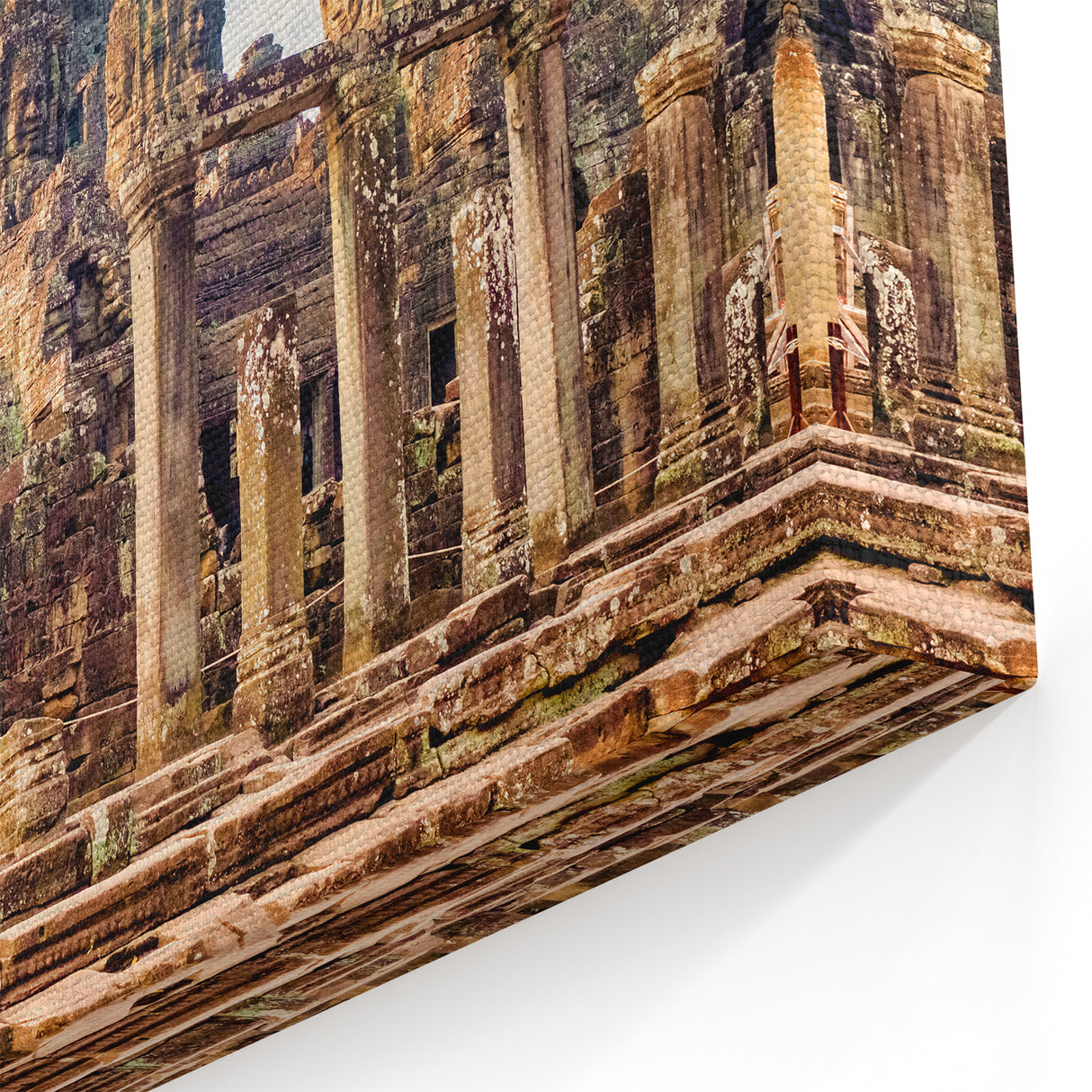 Temples of Cambodia Prints - Ancient Ruins of Bayon Temple