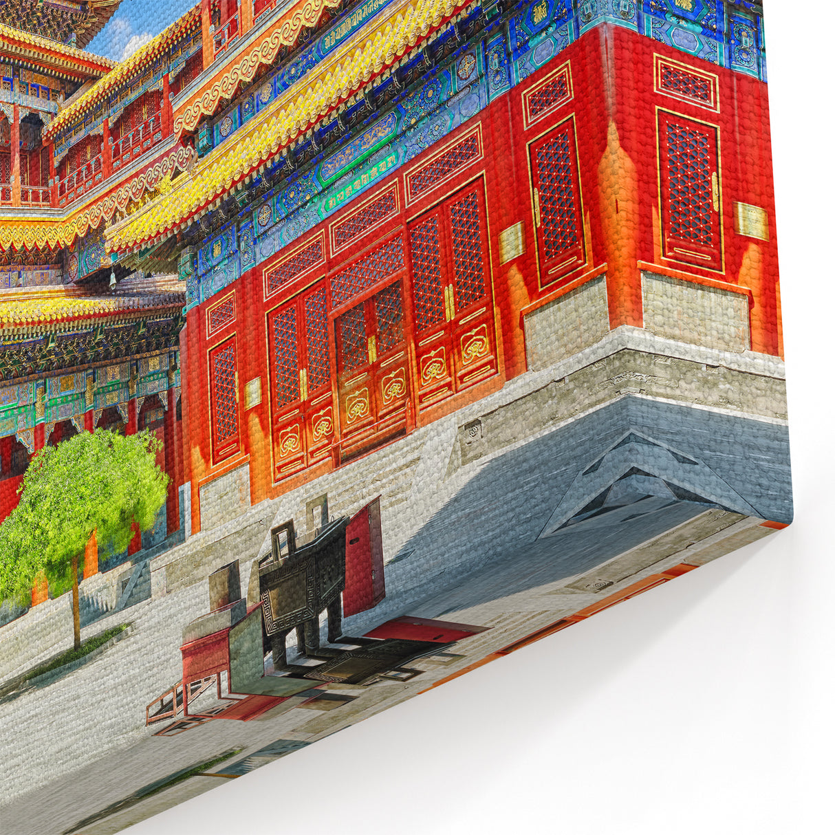 Majestic Beijing Scenic Art - Forbidden City Canvas Print