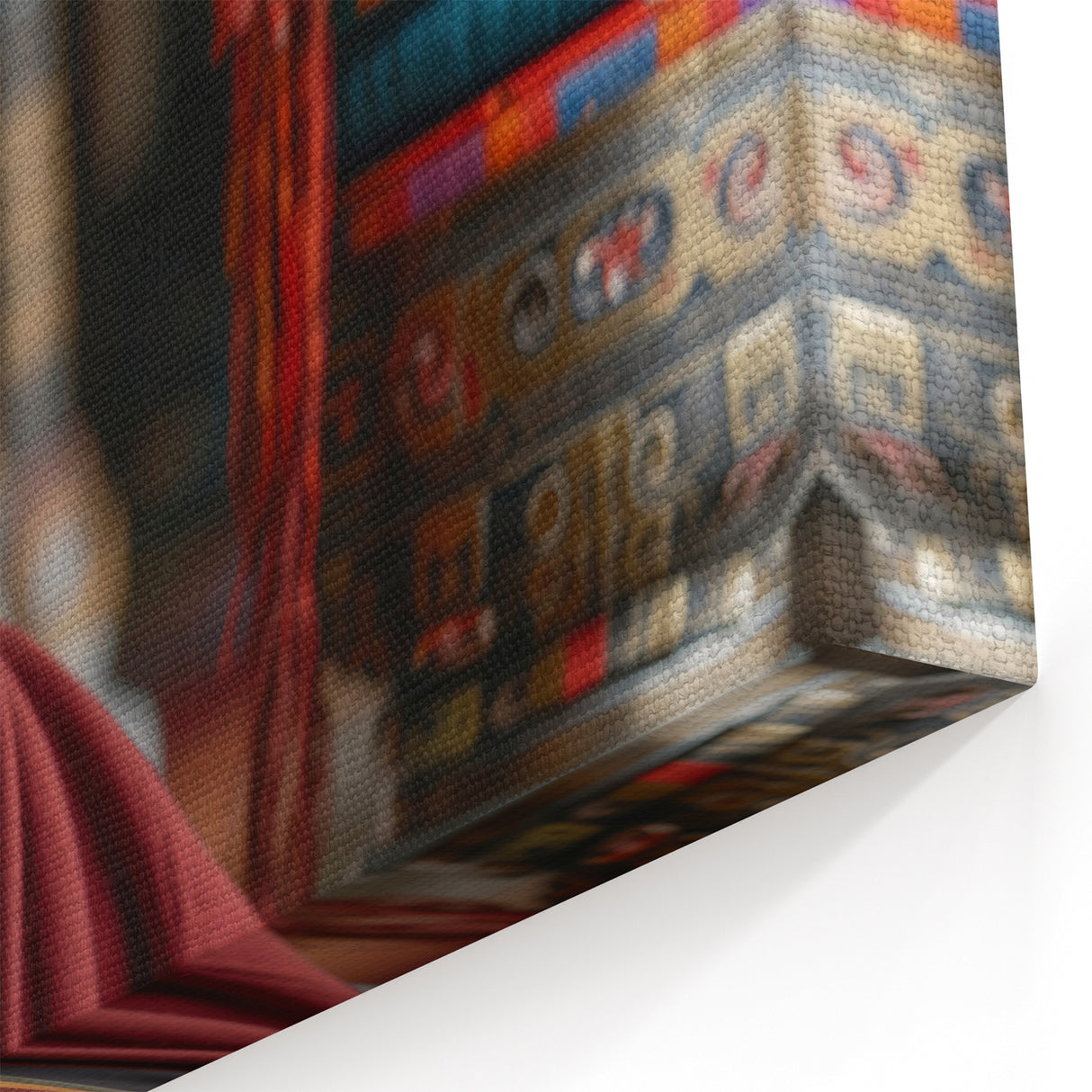 Wisdom of Bhutan Elder Wall Art - Serene Portrait Canvas Print