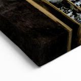 Khmer Culture Artwork - Young Monks in Temple Corridor