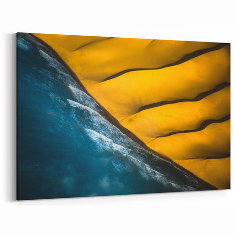 Dynamic Namibia Coastal Art - Abstract Desert & Ocean Photography Prints