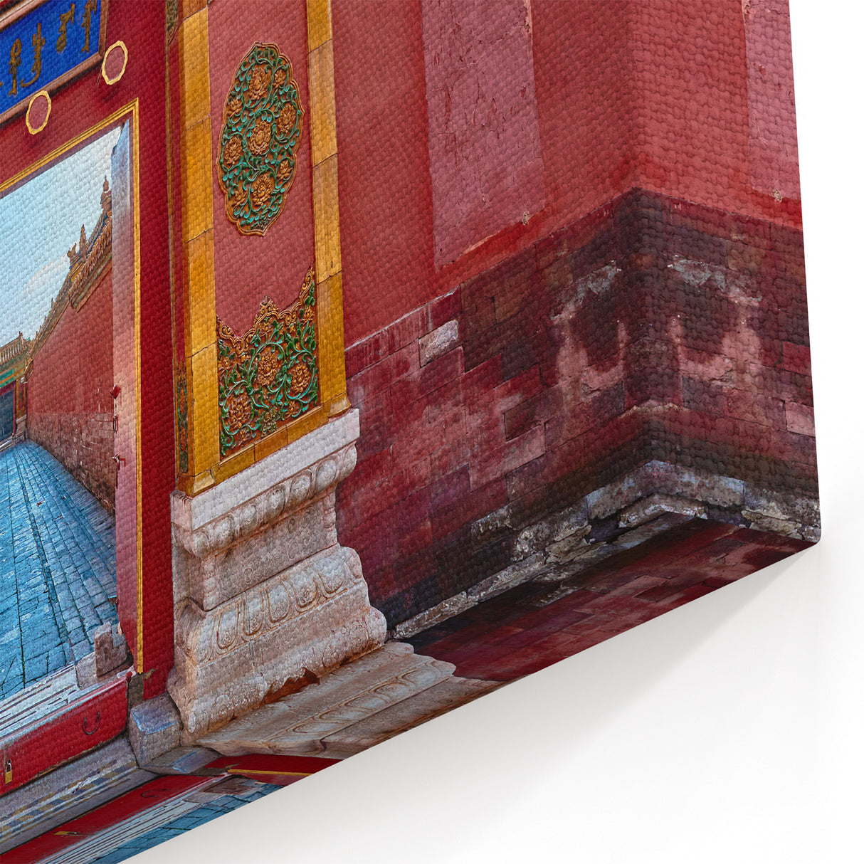 Beijing Scenic Art - Forbidden City Entrance Canvas Print