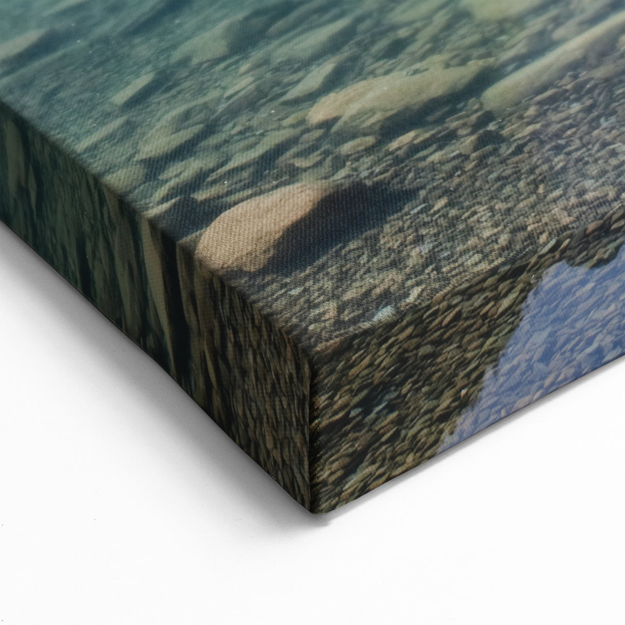 Alberta Scenic Wall Art - Vibrant Canoes on Moraine Lake Canvas Print