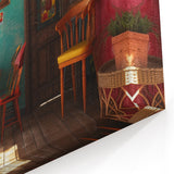 Mexico City Interior Art - Colorful Mexican Living Space with Decor