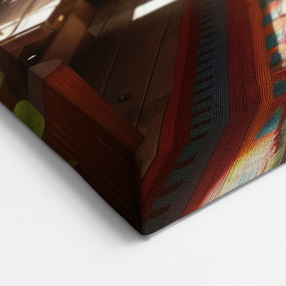 Mexico City Interior Art - Colorful Mexican Living Space with Decor