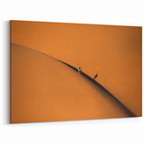 African Desert Wall Art - Solitary Oryx in the Vast Namibian Dunes Print
