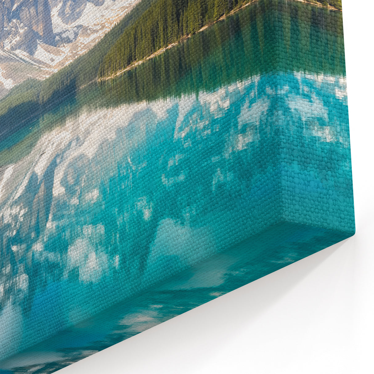 Alberta Photography Wall Art - Serene Moraine Lake with Majestic Rockies