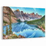 Alberta Nature Print - Panoramic View of Moraine Lake and Canadian Rockies
