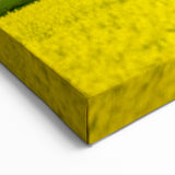 Alberta Mountains Art - Wind Turbines with Canola Field and Mountains