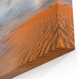 Rainbow Over Namibia – Stunning Desert and Ocean Landscape Art Print