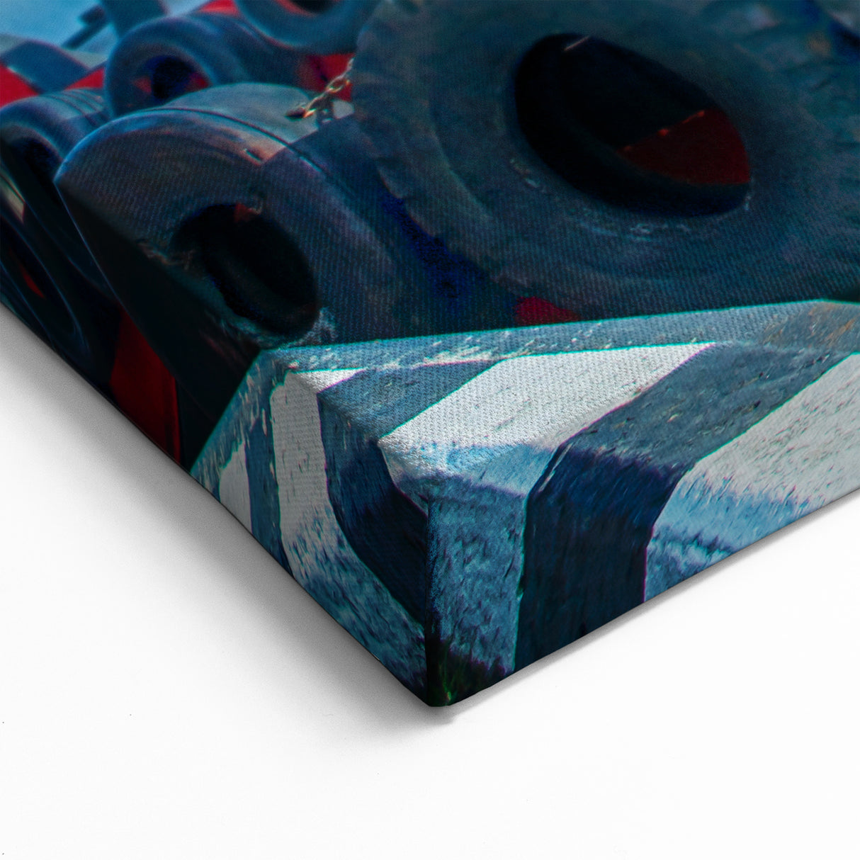 Georgia Photography Art - Vibrant Port Scene Georgia Scenery Canvas Art